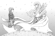 Rickert confronts Griffith in Falconia.