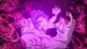 Casca holding the Demon Child