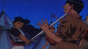 Caska threatens to kill Corkus.