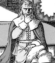 The lustful nobleman eyeing Casca.