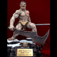 Zodd human form statue made of polystone released by Art of War.