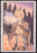 Farnese kindles a fire. (Secret card 15)