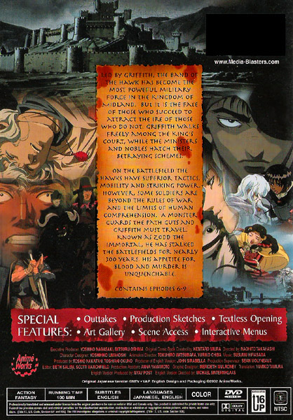 COVERS.BOX.SK ::: Berserk 1997 - high quality DVD / Blueray / Movie