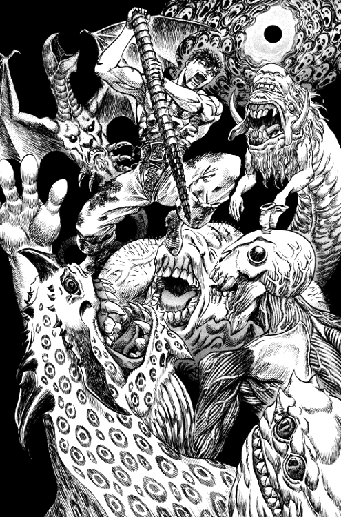 Panini Cómics muestra la portada del primer tomo de 'Berserk Maximum