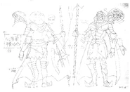 Berserk anime setting 049.jpg (2.18 MB) Front and back view drawings of the Snake Baron in his human form, clad in armor, for the 1997 anime.