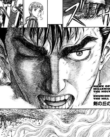 Reunion On The Hill Of Swords Berserk Wiki Fandom Berserk centers on the life of guts, a lone mercenary warrior, and griffith. reunion on the hill of swords