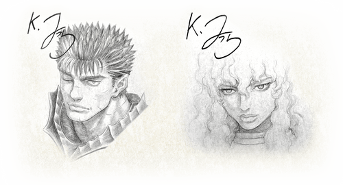 Musou Guts Griffith Sketch