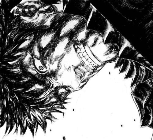 Berserk Em um tempo de guerras e trevas, há um espadachim a procura de  vingança, Guts