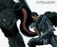 Zodd goes head to head with Guts.