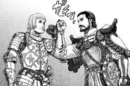 Junto con Owen, tras escapar de los kushanos.