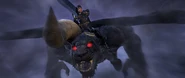 Guts riding atop Zodd.