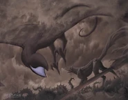 Guts perro berserker lucha (poster tomo 40).jpg (122 kB) Lucha entre Guts y el ser, póster incluido en el volumen 40.