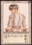 Casca looks back, clad in armor. (Vol 1 - no. 13)