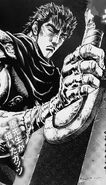 Guts, as drawn by Fist of the North Star creator Tetsuo Hara.