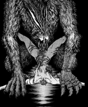 Bestia despedaza a Casca