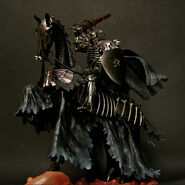 Skull Knight on horseback black version statue released by Art of War.