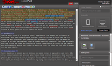 Modo editor fonte do editor clássico