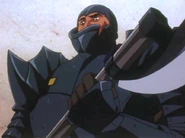 Boscogn donning his armor.