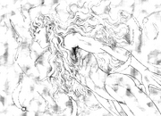 Femto incarnated in the form of Griffith.