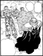 Rickert usa polvo de elfo en Guts y Casca.jpg (136 kB) Rickert cura a Guts y Casca con el polvo de elfo.