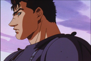 Guts thinking about his dream.