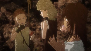 Isidro helps the girls escape