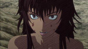 Casca about to attack Guts