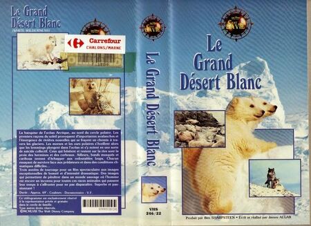 White Wilderness Disney French VHS Cover