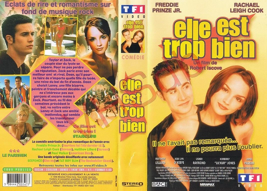 TF1 Vidéo (France) Elle est trop bien (2000) (Vente) Wiki VHS Fandom