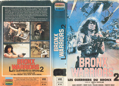 Canal Video Bronx Warriors Jaquette VHS