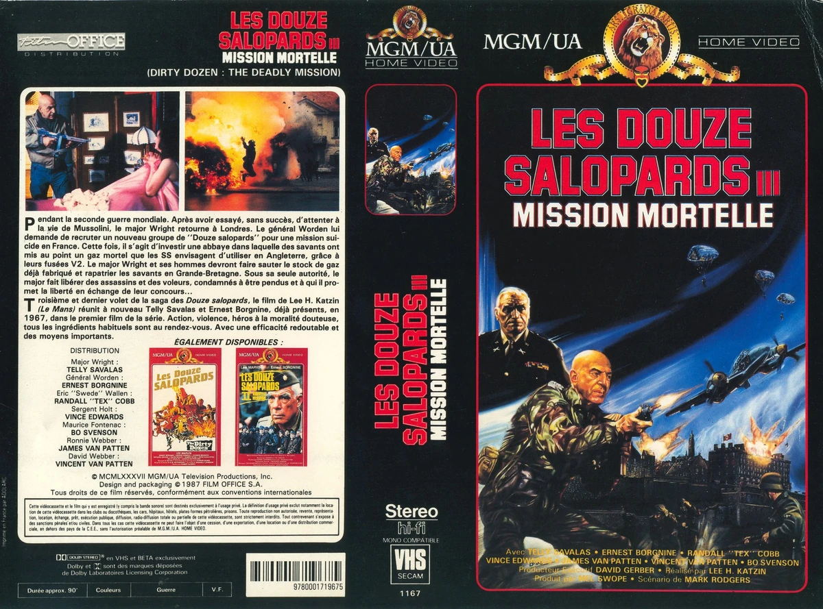 MGM/UA Home Video (France) Les douze salopards III Mission mortelle