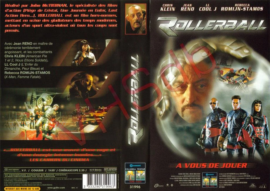 GCTHV (France) Rollerball (2002) (Location) Wiki VHS Fandom