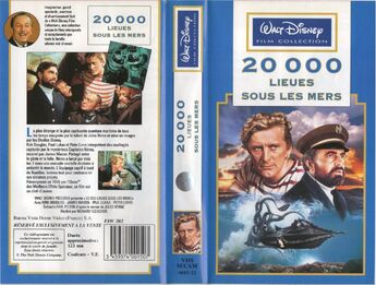 1993 20 000 Leagues Under The Sea French VHS Cover