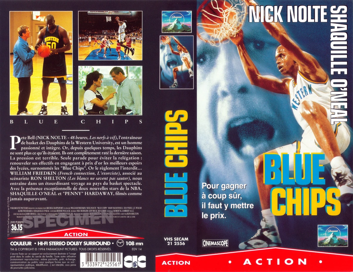 CIC/Paramount (France) Blue Chips (1995) (Location) Wiki VHS Fandom