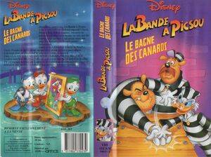 1992 La Bande A Picsou Le Bagne Des Canards French VHS Cover