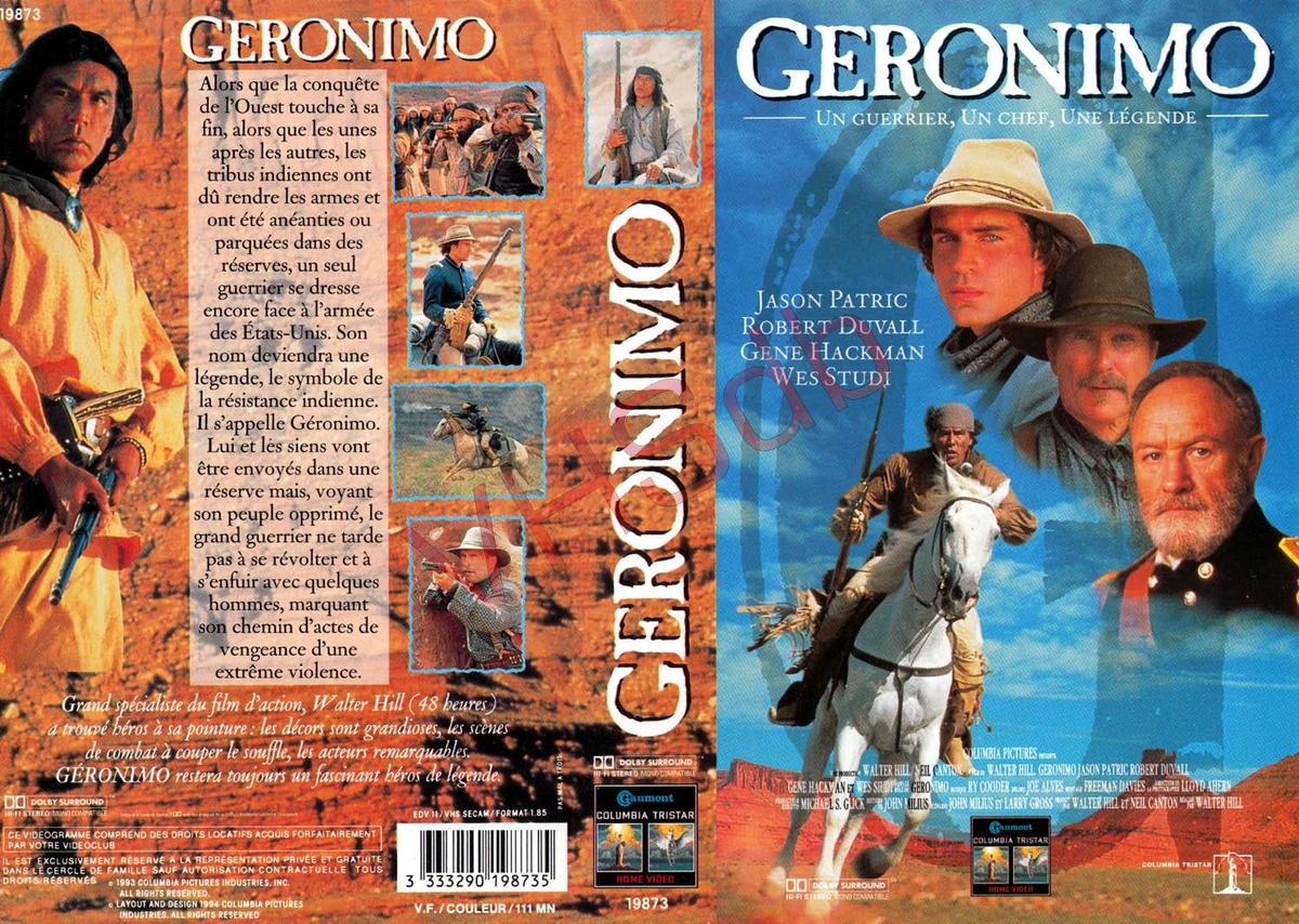 GCTHV (France) Geronimo (1994) (Location) Wiki VHS Fandom