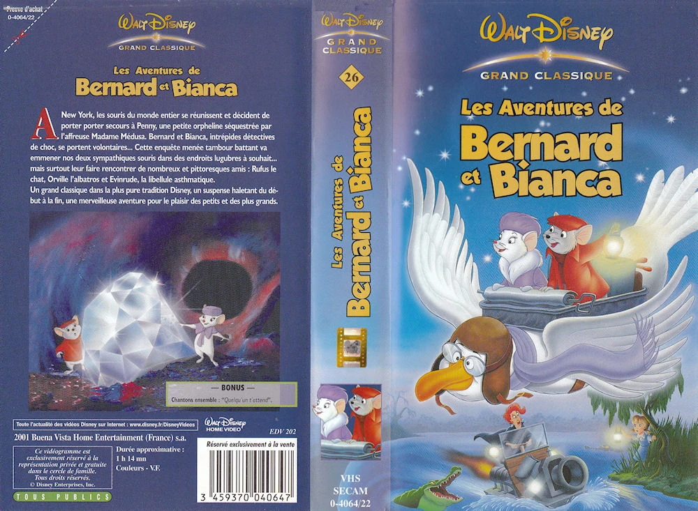 BERNARD ET BIANCA - Les Grands Classiques Disney