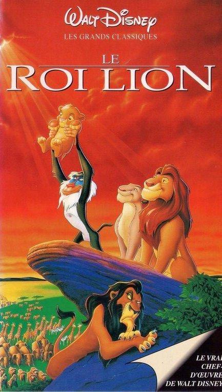 K7 - VHS - LE ROI LION - DISNEY CLASSIQUES - 1995 - Français - PAL