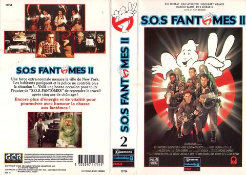 Gaumont Columbia Rca France S O S Fantomes Ii 1991 Vente Wiki Vhs Fandom