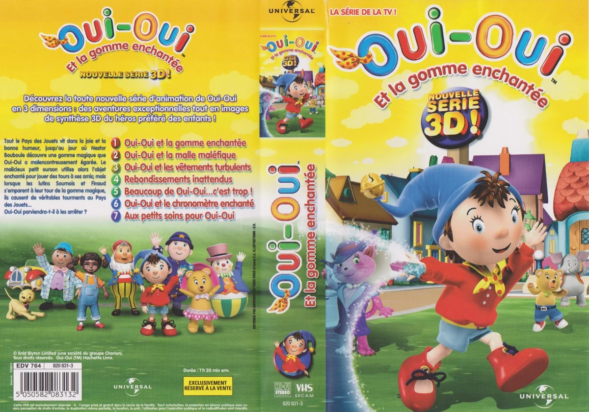 Universal (France) OuiOui et la gomme enchantée (2003) (Vente) Wiki VHS Fandom