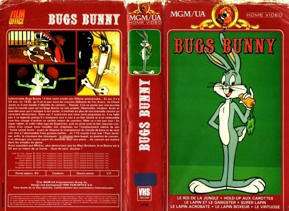 MGM/UA Home Video (France) - Bugs Bunny (1986) (Location) | Wiki VHS ...