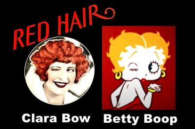 Clara Bow Betty Boop Red Hair 