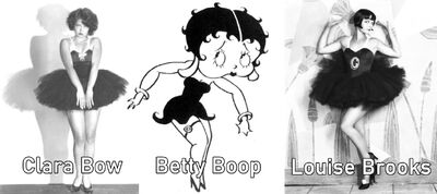 Clara Bow Betty Boop Louise Brooks