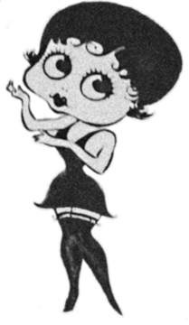 Caricature of Helen Kane.