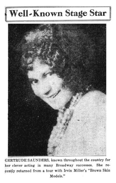 Gertrude Saunders in 1930 (Betty Boop Wikia)