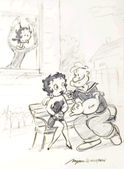 Popeye and Betty Boop Relationship