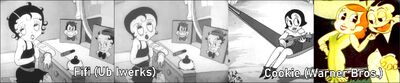 Betty Boop Copycat Characters Warner and Ub Iwerks