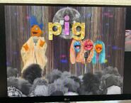 Martha Reader and the Vowelles Pig with adding the letter s in the word "Pigs"