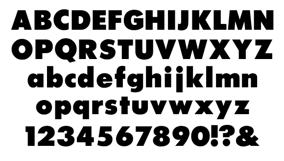 futura bold typeface