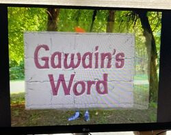 Gawain's Word New Title